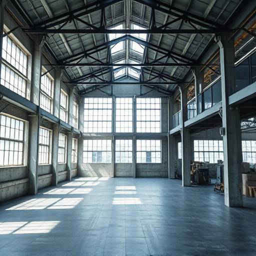 Intérieur d'un loft industriel